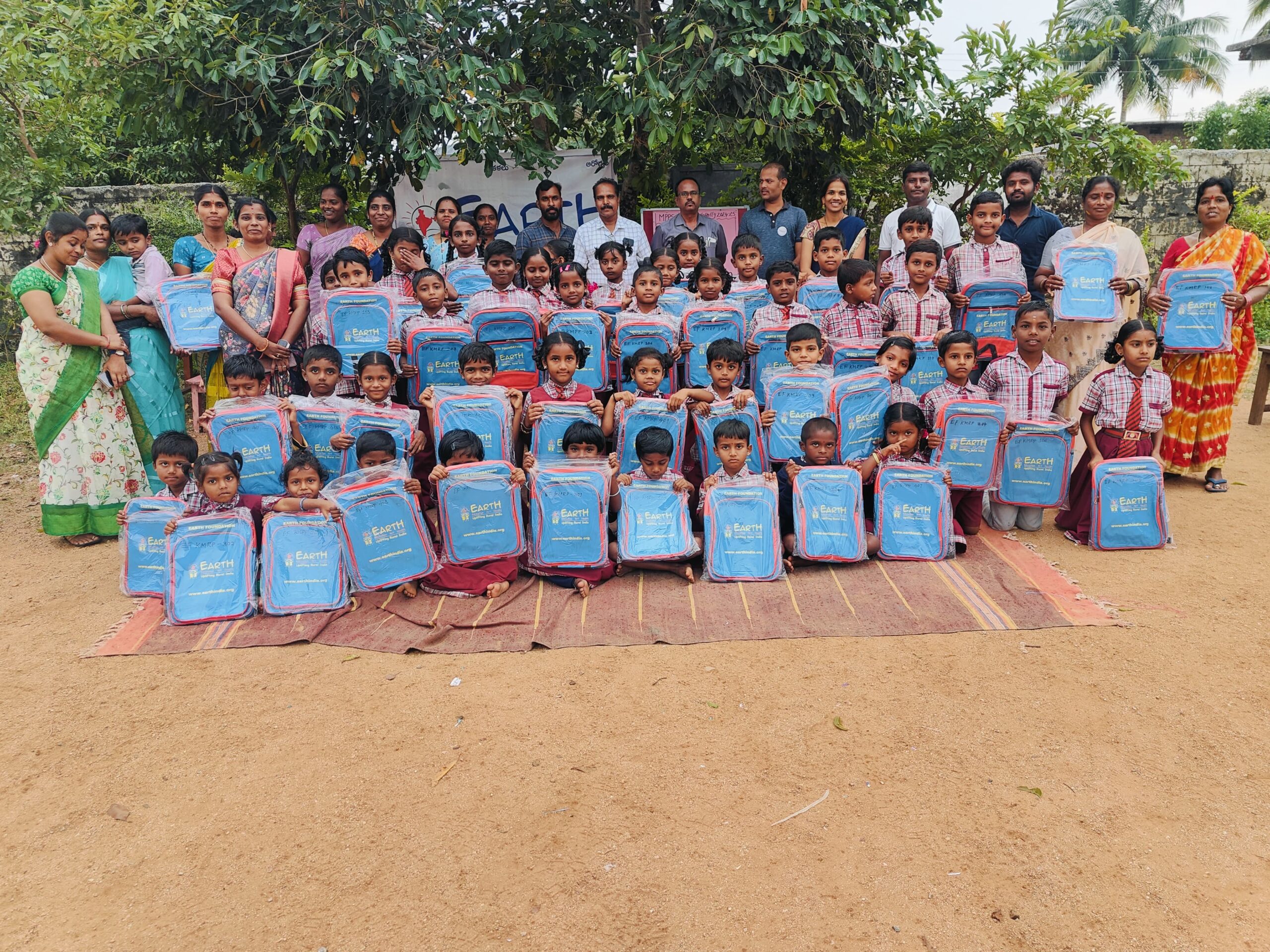 Distribution of School Bags